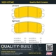 Purchase Top-Quality QUALITY-BUILT - 1001-0714C - Rear Disc Brake Pad Set pa5