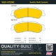 Purchase Top-Quality QUALITY-BUILT - 1001-0729C - Rear Disc Brake Pad Set pa5