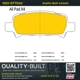 Purchase Top-Quality QUALITY-BUILT - 1001-0770AC - Rear Disc Brake Pad Set pa5
