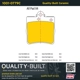 Purchase Top-Quality QUALITY-BUILT - 1001-0779C - Rear Disc Brake Pad Set pa5