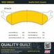 Purchase Top-Quality QUALITY-BUILT - 1001-0802C - Rear Disc Brake Pad Set pa5