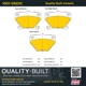 Purchase Top-Quality QUALITY-BUILT - 1001-0823C - Rear Disc Brake Pad Set pa6