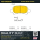Purchase Top-Quality QUALITY-BUILT - 1001-0828AC - Rear Disc Brake Pad Set pa6