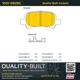 Purchase Top-Quality QUALITY-BUILT - 1001-0828C - Rear Disc Brake Pad Set pa6