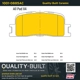 Purchase Top-Quality QUALITY-BUILT - 1001-0885AC - Rear Disc Brake Pad Set pa6