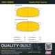 Purchase Top-Quality QUALITY-BUILT - 1001-0891C - Rear Disc Brake Pad Set pa5
