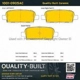 Purchase Top-Quality Rear Ceramic Pads by QUALITY-BUILT - 1001-0905AC pa2
