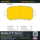 Purchase Top-Quality QUALITY-BUILT - 1001-1021C - Rear Disc Brake Pad Set pa3
