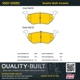 Purchase Top-Quality QUALITY-BUILT - 1001-1055C - Rear Disc Brake Pad Set pa4