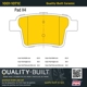 Purchase Top-Quality QUALITY-BUILT - 1001-1071C - Rear Disc Brake Pad Set pa2