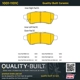 Purchase Top-Quality QUALITY-BUILT - 1001-1101C - Rear Disc Brake Pad Set pa2