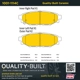 Purchase Top-Quality QUALITY-BUILT - 1001-1114C - Rear Disc Brake Pad Set pa4