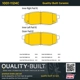 Purchase Top-Quality QUALITY-BUILT - 1001-1124C - Rear Disc Brake Pad Set pa2