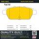 Purchase Top-Quality QUALITY-BUILT - 1001-1161C - Rear Disc Brake Pad Set pa2