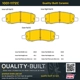 Purchase Top-Quality QUALITY-BUILT - 1001-1172C - Rear Disc Brake Pad Set pa4