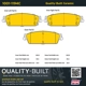 Purchase Top-Quality QUALITY-BUILT - 1001-1194C - Rear Disc Brake Pad Set pa4