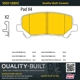 Purchase Top-Quality QUALITY-BUILT - 1001-1281C - Rear Disc Brake Pad Set pa3