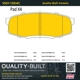 Purchase Top-Quality QUALITY-BUILT - 1001-1304C - Rear Disc Brake Pad Set pa4