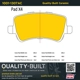 Purchase Top-Quality QUALITY-BUILT - 1001-1307AC - Rear Disc Brake Pad Set pa4