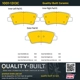 Purchase Top-Quality QUALITY-BUILT - 1001-1313C - Rear Disc Brake Pad Set pa6