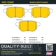Purchase Top-Quality QUALITY-BUILT - 1001-1354C - Rear Disk Brake Pad Set pa6