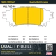Purchase Top-Quality QUALITY-BUILT - 1001-1391AC - Rear Disc Brake Pad Set pa6