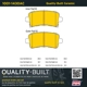 Purchase Top-Quality QUALITY-BUILT - 1001-1430AC - Rear Disc Brake Pad Set pa6