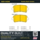 Purchase Top-Quality QUALITY-BUILT - 1001-1430C - Rear Disc Brake Pad Set pa6