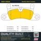 Purchase Top-Quality QUALITY-BUILT - 1001-1453C - Rear Disc Brake Pad Set pa4