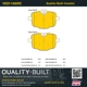 Purchase Top-Quality QUALITY-BUILT - 1001-1469C - Rear Disc Brake Pad Set pa6