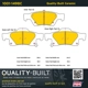 Purchase Top-Quality QUALITY-BUILT - 1001-1498C - Rear Disc Brake Pad Set pa6