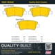 Purchase Top-Quality QUALITY-BUILT - 1001-1544C - Rear Disc Brake Pad Set pa6