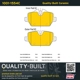 Purchase Top-Quality QUALITY-BUILT - 1001-1554C - Rear Disc Brake Pad Set pa6