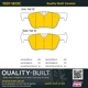 Purchase Top-Quality QUALITY-BUILT - 1001-1613C - Rear Disc Brake Pad Set pa2
