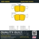 Purchase Top-Quality QUALITY-BUILT - 1001-1665C - Rear Disc Brake Pad Set pa1