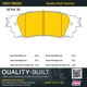 Purchase Top-Quality QUALITY-BUILT - 1001-1805C - Rear Disc Brake Pad Set pa2