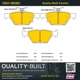 Purchase Top-Quality QUALITY-BUILT - 1001-1808C - Rear Disc Brake Pad Set pa4