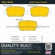 Purchase Top-Quality Rear Ceramic Pads by QUALITY-BUILT - 1001-1914C pa5