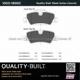 Purchase Top-Quality Rear Ceramic Pads by QUALITY-BUILT - 1003-1800C pa1