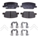 Purchase Top-Quality RAYBESTOS - MGD2199CH - Rear Disc Brake Pad Set pa1