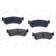 Purchase Top-Quality Rear Ceramic Pads by RS PARTS - RSD1036CH pa2