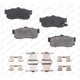 Purchase Top-Quality Rear Ceramic Pads by RS PARTS - RSD540CH pa1