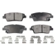 Purchase Top-Quality Rear Ceramic Pads by TEC - TEC-1551 pa1