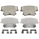 Purchase Top-Quality WAGNER - PD1057 - ThermoQuiet Disc Brake Pad Set pa1