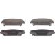 Purchase Top-Quality WAGNER - QC1020 - ThermoQuiet Disc Brake Pad Set pa1