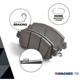 Purchase Top-Quality WAGNER - QC1109 - ThermoQuiet Disc Brake Pad Set pa2