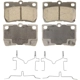 Purchase Top-Quality WAGNER - QC1113 - ThermoQuiet Disc Brake Pad Set pa1