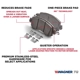 Purchase Top-Quality WAGNER - QC1498 - Rear Disc Brake Pads pa3