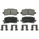 Purchase Top-Quality WAGNER - QC1698 - ThermoQuiet Disc Brake Pads pa1