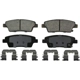 Purchase Top-Quality WAGNER - ZD1551 - QuickStop Disc Brake Pad Set pa1